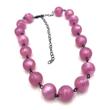 Load image into Gallery viewer, Dusty Rose Aura Glow Amelia Necklace
