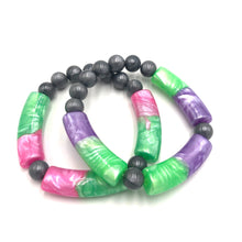 Load image into Gallery viewer, Candy Bar Stack and Stretch Bracelet Set