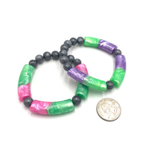 Load image into Gallery viewer, Candy Bar Stack and Stretch Bracelet Set
