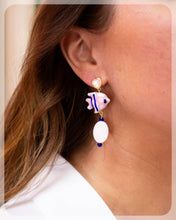 Load image into Gallery viewer, Ceramic "Guppy Love " Earrings