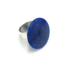 Load image into Gallery viewer, Celestial Stars Sparkle Blue Cocktail Ring