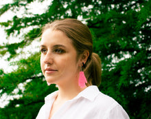 Load image into Gallery viewer, Glow-In-The-Dark Lazy Bones Earrings