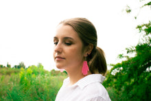 Load image into Gallery viewer, Glow-In-The-Dark Lazy Bones Earrings