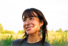 Load image into Gallery viewer, "Laughing 'til I'm Coffin" Earrings