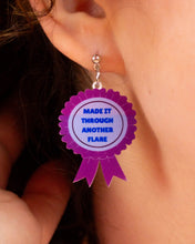Load image into Gallery viewer, "Made it Through Another Flare" Medal Earrings