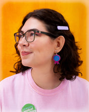 Load image into Gallery viewer, "Hot Girls Have Back Problems" Medal Earrings