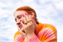Load image into Gallery viewer, Shooting Stars Titanium Ring