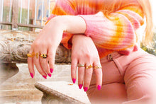 Load image into Gallery viewer, Shooting Stars Titanium Ring