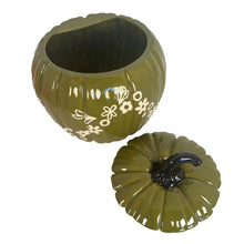 Load image into Gallery viewer, Crazy Daisy Pumpkin Jars in Martini Green