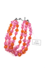 Load image into Gallery viewer, Passion Berry Faceted Morgan Necklace