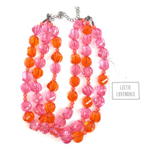 Load image into Gallery viewer, Passion Berry Faceted Morgan Necklace