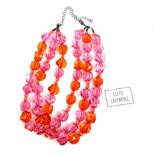 Load image into Gallery viewer, Passion Berry Faceted Morgan Necklace