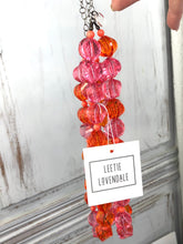 Load image into Gallery viewer, Passion Berry Faceted Morgan Necklace