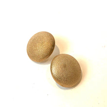 Load image into Gallery viewer, Golden Girl Retro Button Stud Earrings