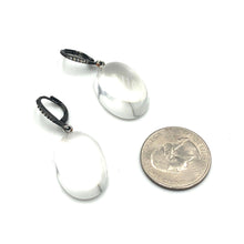 Load image into Gallery viewer, Bling Clear Lucite Chunk Drop Earrings