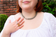 Load image into Gallery viewer, Chunky Titanium Statement Necklace