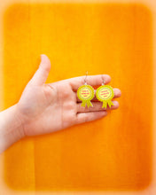 Load image into Gallery viewer, "Pickles Saved My Life" Medal Earrings
