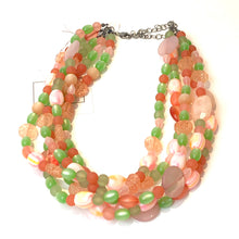 Load image into Gallery viewer, Peachy Sweet Sylvie Statement Necklace