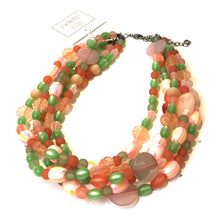 Load image into Gallery viewer, Peachy Sweet Sylvie Statement Necklace