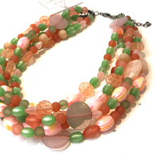 Load image into Gallery viewer, Peachy Sweet Sylvie Statement Necklace