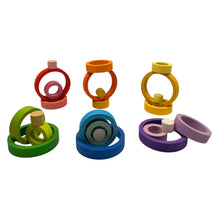Load image into Gallery viewer, 24-Piece Rainbow Nesting Rings