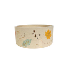 Load image into Gallery viewer, Wind &amp; Leaves Speckled Vases with 22k Gold Accents and Optional Hand Poured Candle