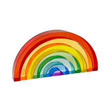 Load image into Gallery viewer, **Pre-order (Ships in 1-2 Weeks)**6-Piece Small Crystal Clear Rainbow Lucite Blocks – High Transparency Acrylic