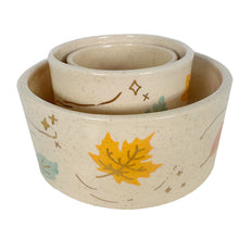 Load image into Gallery viewer, Wind &amp; Leaves Speckled Vases with 22k Gold Accents and Optional Hand Poured Candle