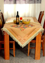 Load image into Gallery viewer, Tache Colorful Country Rustic Floral Morning Awakening Woven Tapestry Tablecloth (3089B)
