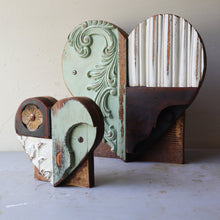 Load image into Gallery viewer, Reclaimed Wooden Heart Emojis