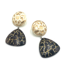 Load image into Gallery viewer, Volcanic Moon Rock Earrings