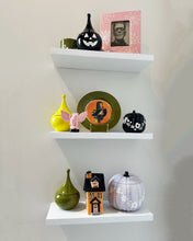 Load image into Gallery viewer, Crazy Daisy Pumpkin Jars in Black