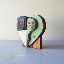 Load image into Gallery viewer, Reclaimed Wooden Heart Emojis