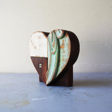 Load image into Gallery viewer, Reclaimed Wooden Heart Emojis