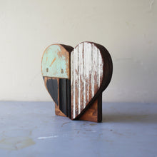 Load image into Gallery viewer, Reclaimed Wooden Heart Emojis