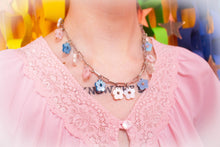 Load image into Gallery viewer, Flower Fields all Year-Rainbow Titanium Necklace