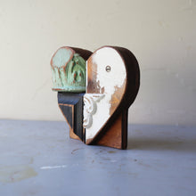 Load image into Gallery viewer, Reclaimed Wooden Heart Emojis