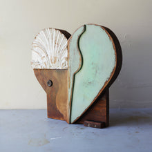 Load image into Gallery viewer, Reclaimed Wooden Heart Emojis