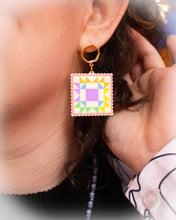 Load image into Gallery viewer, Blue-Pink-White Beaded Necklace