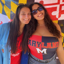 Load image into Gallery viewer, Maryland Terps Two Tone Tube Top