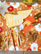Load image into Gallery viewer, Retro Fall Floral Table Runner