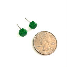 Load image into Gallery viewer, Apple Green Deco Daisy Studs