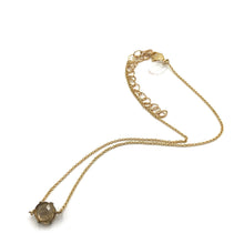 Load image into Gallery viewer, Smoke Petite Heirloom Glass Shortie Necklace