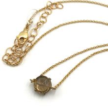 Load image into Gallery viewer, Smoke Petite Heirloom Glass Shortie Necklace