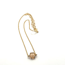 Load image into Gallery viewer, Pink Petite Heirloom Glass Shortie Necklace