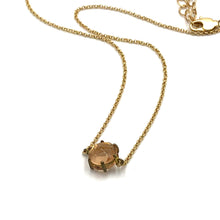 Load image into Gallery viewer, Pink Petite Heirloom Glass Shortie Necklace