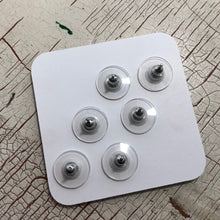 Load image into Gallery viewer, Tiny Bling Red Green Grey Sparkle Studs Earrings Set