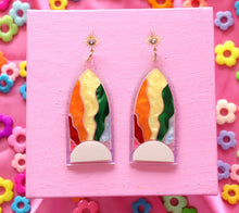 Load image into Gallery viewer, Worthy of Love - Cathedral Window Earrings