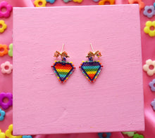 Load image into Gallery viewer, Beaded Pride Earrings