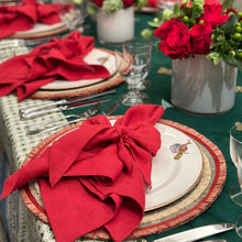Load image into Gallery viewer, Bow extra large table runner, hunter green